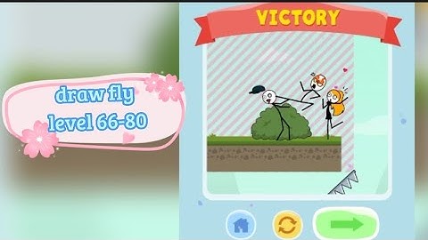 Draw Fly (WEEGOON) Android Gameplay Walkthrough - Levels 66-80 - Funny Stickman Brain Puzzle Game