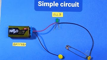 Simple Circuit with safety pin/working Model of Simple Circuit/School Project/Kansal Creation