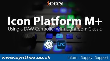 Icon Platform M+ Controller: Using a DAW Controller with Adobe Lightroom Classic