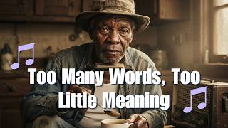 🎵 Too Many Words, Too Little Meaning |Grandpa Got The Blues
