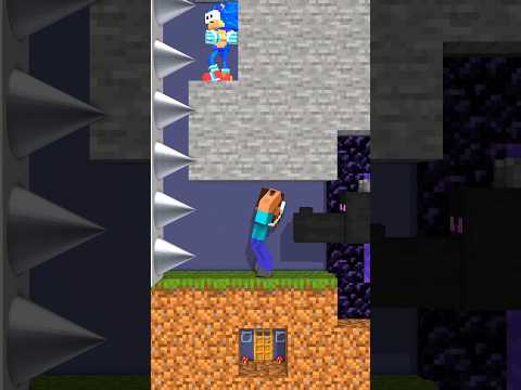 Escape From Spike With Herobrine: Lava Run