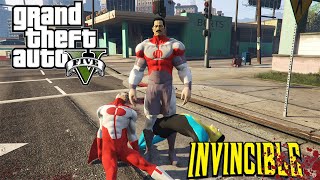 GTA 5 Omni Man and Invinicible vs Grand Regent Thragg