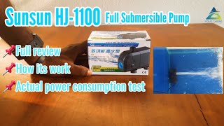 SUNSUN HJ 1100 | Full Submersible Pump | 20W | 900L\H | Best Pump