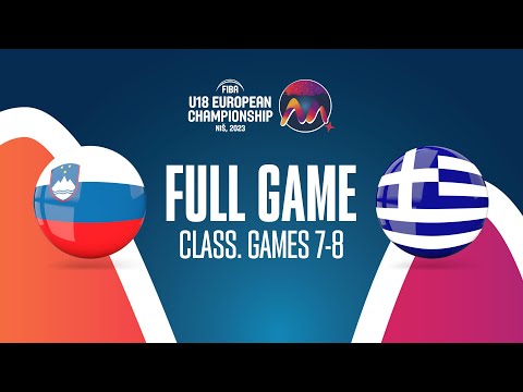 LIVE - Slovenia v Greece | FIBA U18 European Championship 2023