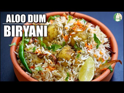 Aloo Dum Biryani | No Onion No Garlic Perfect Vegetarian Biryani | Biryani recipe by Sattvik Kitchen