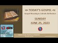 Today&#39;s Gospel Reading &amp; Catholic Reflection • June 25, 2023