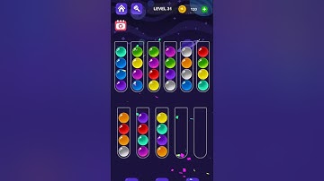 Ball Sort Master Game Level - 31 | Puzzle Games #entertainment #puzzle #games