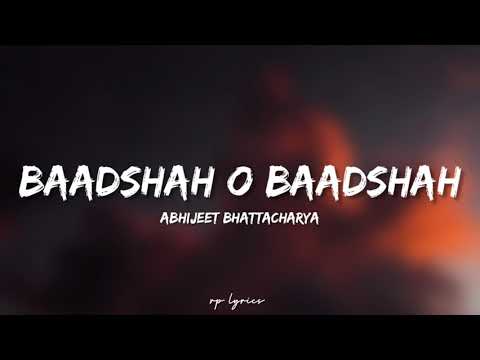 Abhijeet Bhattacharya  Baadshah O Baadshah Full Lyrics SongShah Rukh KhanTwinkle KhannaBaadshah