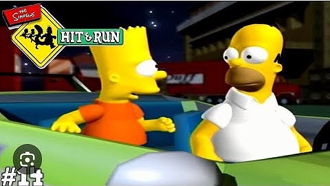 The Simpsons Hit and Run Gameplay Walkthrough Pt14 Chasing a Van (PS2 Xbox Gamecube PC)