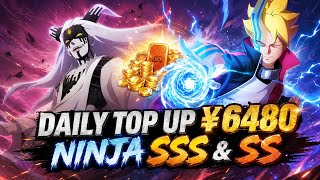 Naruto: Ninja Awaken 2026 - Top Up Every Day ¥6480 , Ninja SSS & SS , Ticket Gacha , ETC screenshot 3