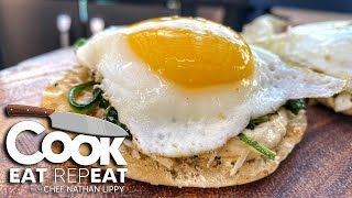 Bacon Salt Fried Eggs | Blackstone Griddles screenshot 1