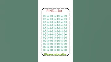 FIND OUT👁️{a)👁️#IQtest#Eyetest#Math#Gk #BrainExercise#Puzzle#yt #Quiz#Learn#Reels#View #Viral#Shorts