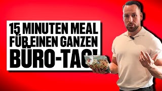 Gesundes Essen für einen ganzen BÜRO-TAG: 15-Minuten Meal-Prep