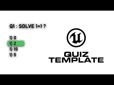 Unreal Engine Quiz/Trivia Template