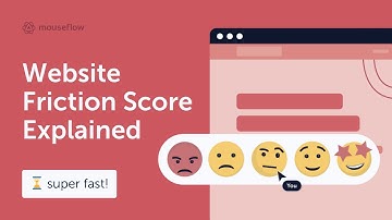 Mouseflow Friction Score Explained | Identify where your website visitors are struggling - instantly