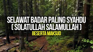 Selawat Badar Paling Syahdu - Ustaz Maliq - Sinar.FM (BESERTA MAKSUD)