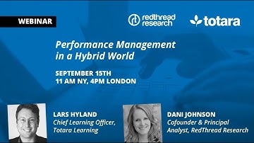 Performance management in a hybrid world