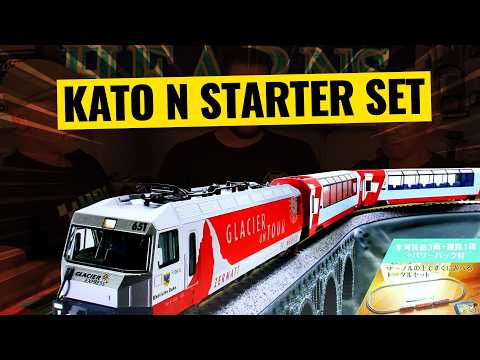 KATO N Alpine Glacier Express Starter Set | #askhearns - YouTube