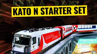 KATO N Alpine Glacier Express Starter Set | #askhearns - YouTube
