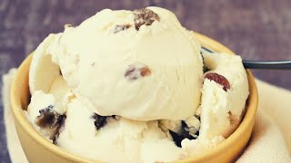 How to make rum raisin ice cream