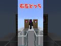 右左で選んだアイテムで進化形ラヴェージャーと戦ってみた【ゆっくり実況】【マイクラ】#shorts