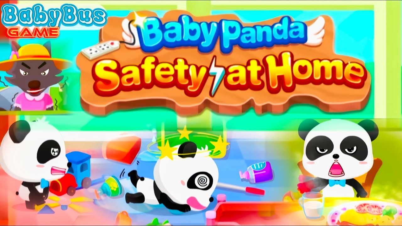Baby Panda Safety At Home Safety Tips For Kids Kids Animation Game