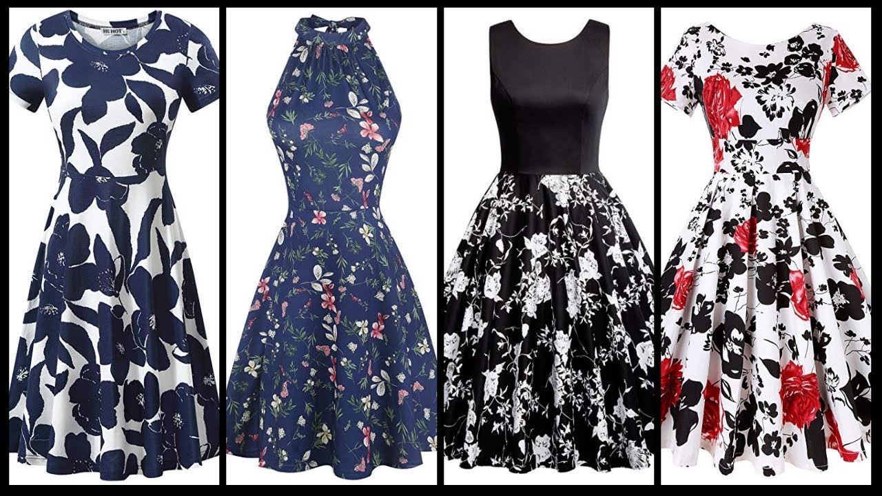 Trendy floral dresses for women - YouTube