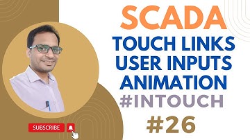 SCADA Tutorial 26 - Touch Links User Inputs Property In SCADA - Discrete, Analog and String