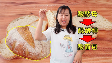 无需弃种，一次就成功的天然酵母酸面包| 鲁邦种 | 天然酵母 | 酸面包 | 欧包 | 全麦面包