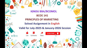 BCOE 141 SOLVED ASSIGNMENT in English | BCOE 141 Solved Assignment in English July 2025 & Jan 2026