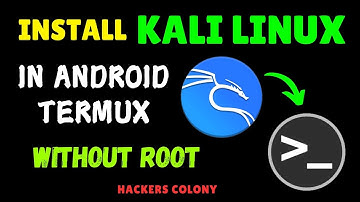 Install Kali Linux in Android within 5 Minutes Without Root | Kali Linux for Termux without Root