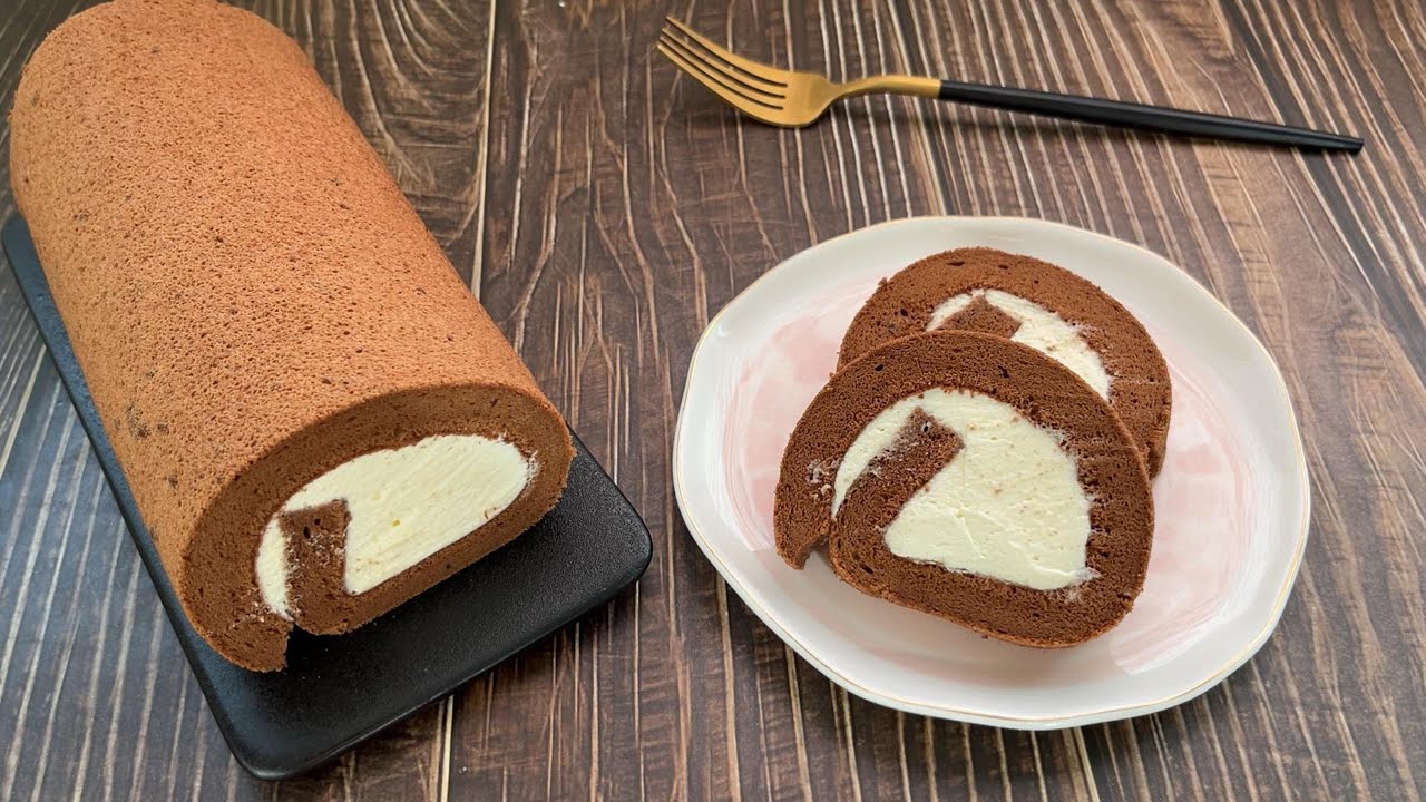 Chocolate Swiss Roll |巧克力瑞士卷 - YouTube