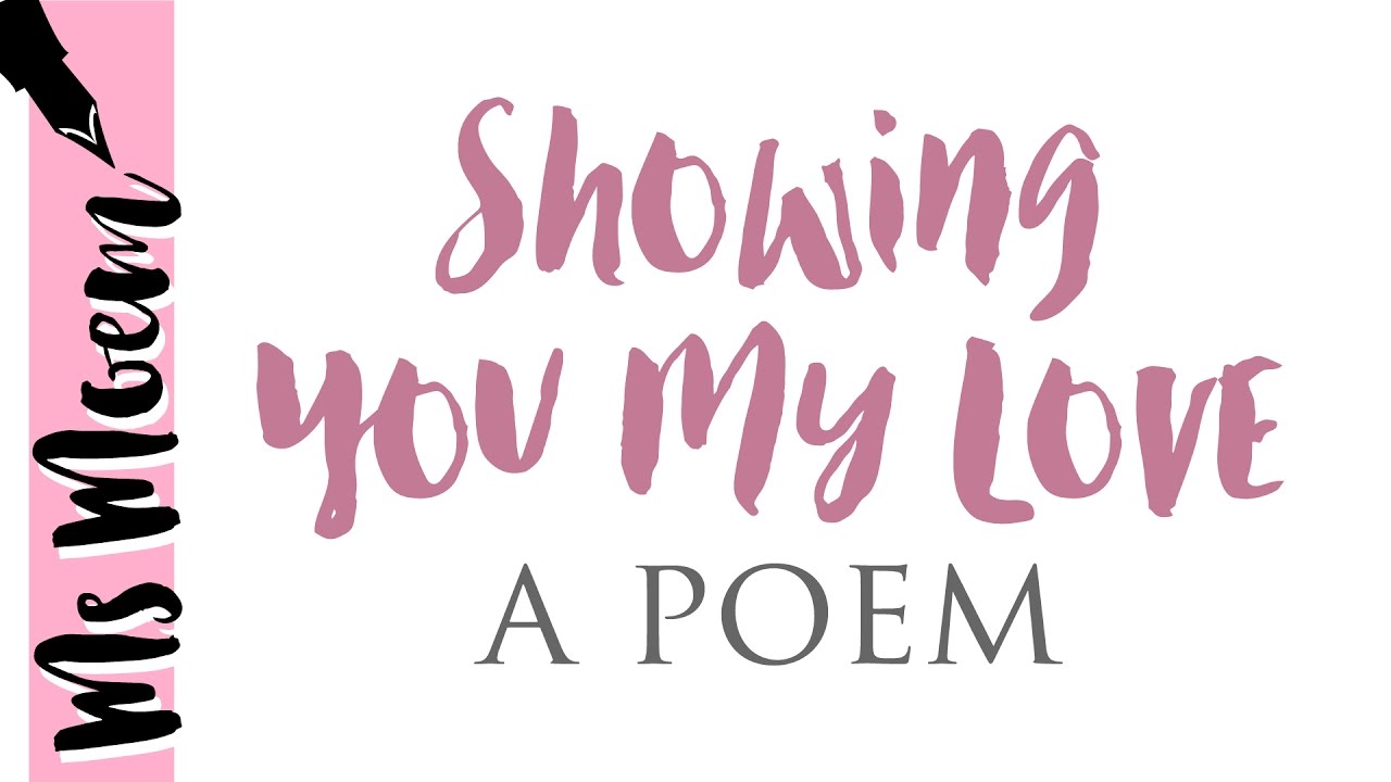 Showing You My Love Wedding Marriage Ceremony Poem Youtube