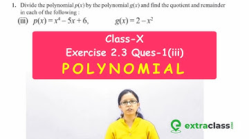 Chapter 2 Polynomials Ex 2.3 Q 1.3 | Class 10th Maths Ncert Solutions by Himani Maam