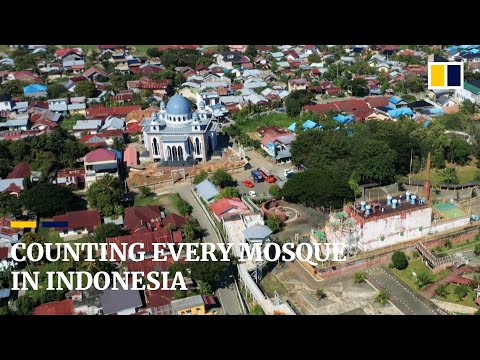 The team on a mission to count every mosque in Indonesia