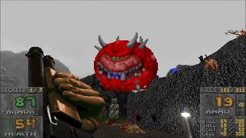 Doom GDTSW E1M6 UV 99.13% with Beautiful Doom (Commentary)