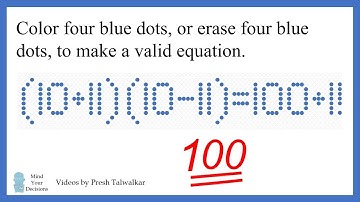Change Four Dots To Make This True! Most People Fail