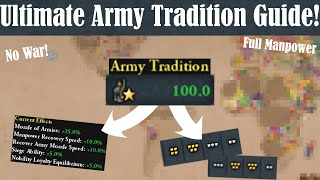 From 0 → 100 Army Tradition with NO WARS! ✦ This is THE Army Tradition Guide for #eu4!