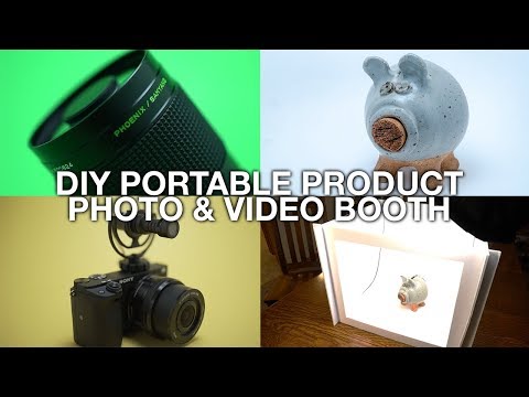 TUTORIAL: DIY PORTABLE Product Photo Booth (for under $10!)