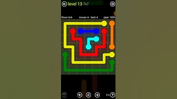 Flow Free Regular pack 7×7 level 13