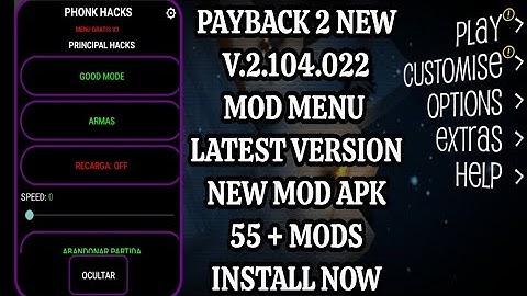 Payback 2 Latest Version 2.104.022 Mod Menu | Link in Pinned Comment