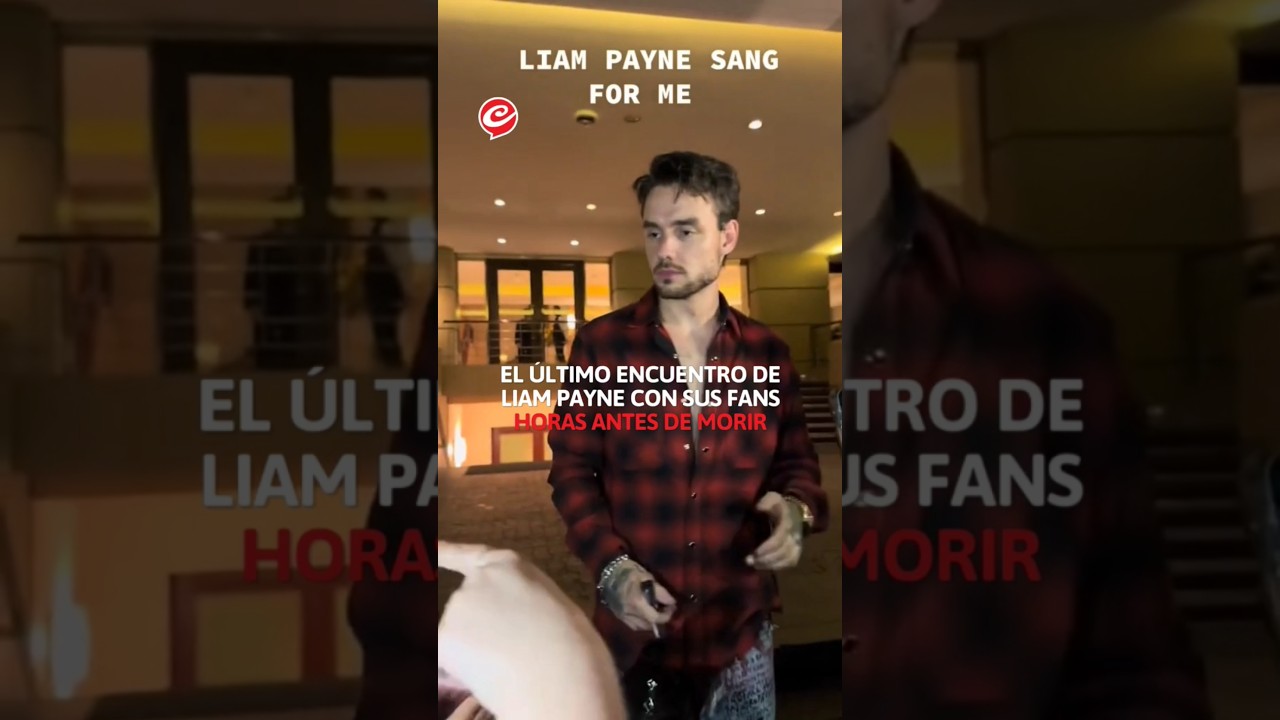El &uacute;ltimo encuentro de #LiamPayne con sus fans horas antes de morir #shorts