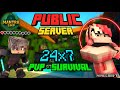 24/7  Minecraft SMP (PUBLIC) ~ 1.21 Java &amp; Bedrock Survival Server| IP: play.worldofangara.fun