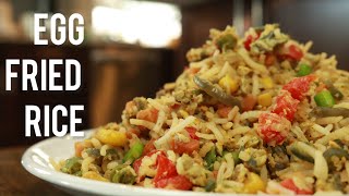 Easy and Healthy Egg Fried Rice Recipe | Egg Fried Rice Recipe | Vegetable Egg Fried Rice