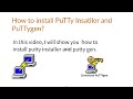 How to install PuTTy Insatller and PuTTygen in windows 10 Pro? || 2021 April