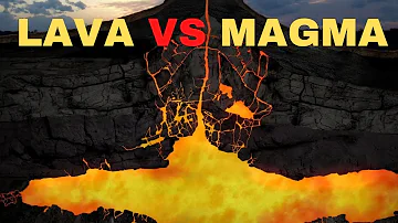 Was unterscheidet Magma vom Lava?