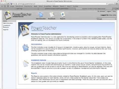 PowerSchool: PT Administrator