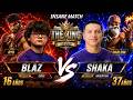 🔥 SF6 ▰ BLAZ (Ryu) vs SHAKA (Dhalsim) ▰ Street Fighter 6 | High-Level Set 🔥