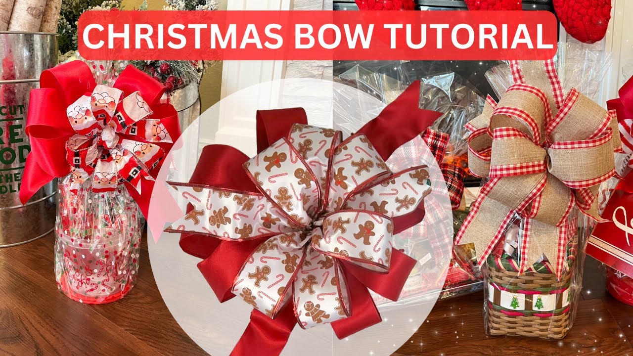 How to Make a Tree Topper Bow – Bowdabra Tutorial