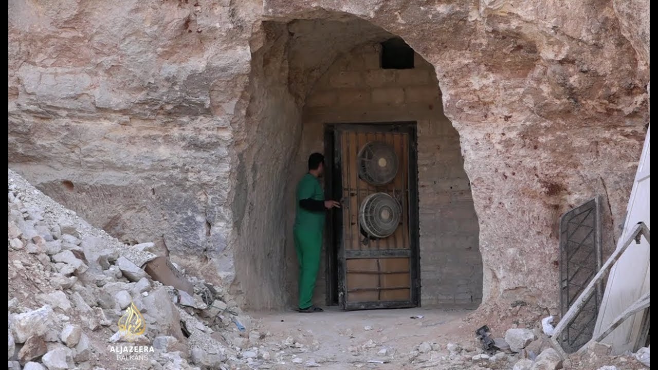 مستشفى تحت الأرض مخفي عن الغارات الجوية